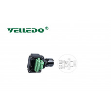 Соединитель для распределительной коробки VELLEDQ DZP-F14S09-3.0PUR/BK